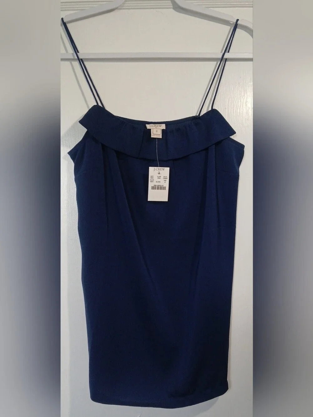 J. Crew Navy Blue Spaghetti Strap Top - NWT